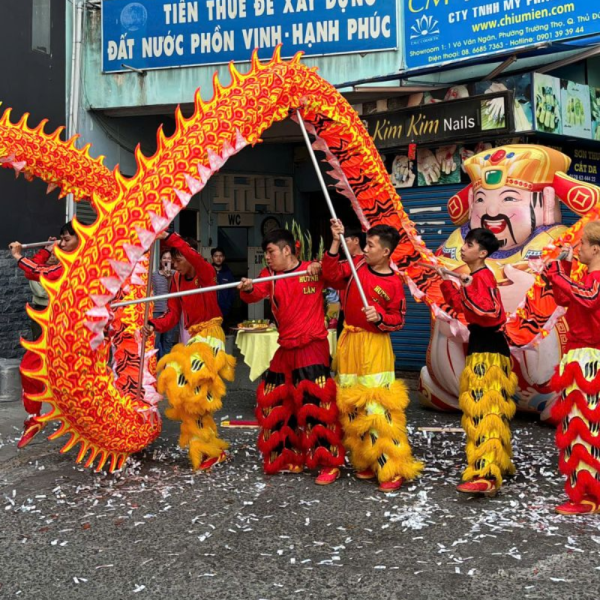 Múa Lân Tăng Nhơn Phú - Biểu Diễn Chuyên Nghiệp - Đặt Ngay