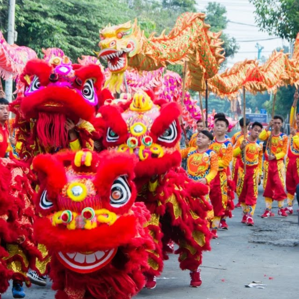 Múa Lân Linh Xuân - Đội Lân Chuyên Nghiệp - Phục Vụ Tận Nơi