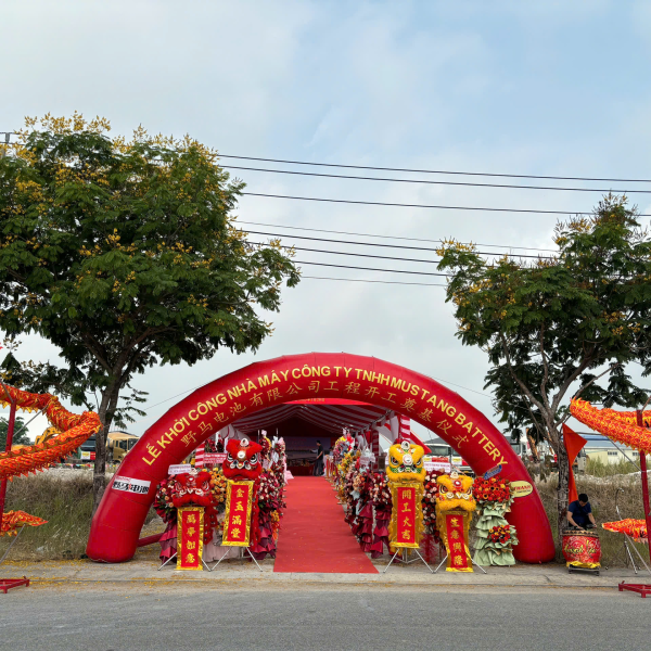 Múa lân – rồng HUỲNH LÂN ĐƯỜNG: Điểm nhấn trong Lễ Khởi Công trọng đại