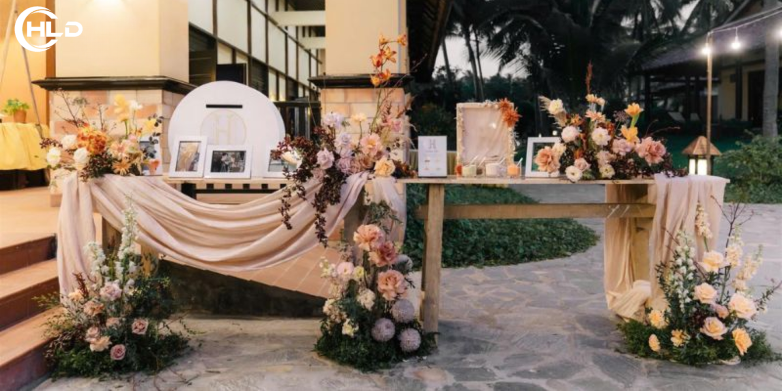 Trang trí đám cưới nhà gái tinh tế sang trọng chuẩn lễ cưới truyền thống