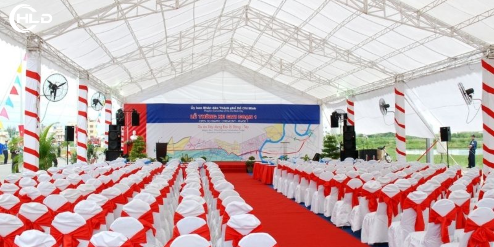 Thuê Bạt Sự Kiện Che Nắng Che Mưa Cho Event