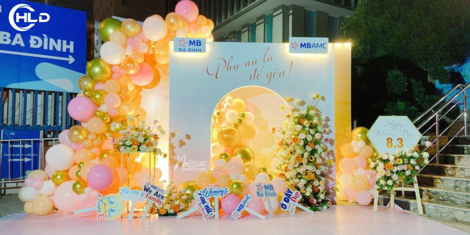 Bóng Bay Tổ Chức Sự Kiện Trang Trí Sảnh Và Backdrop