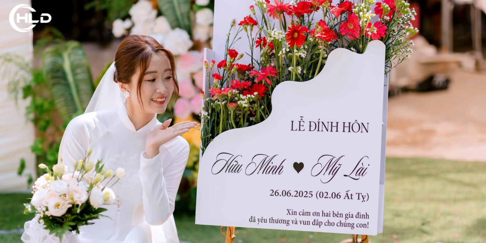 Trang trí đám hỏi sang trọng chuẩn lễ nghi hai họ ấn tượng ngay từ cổng vào