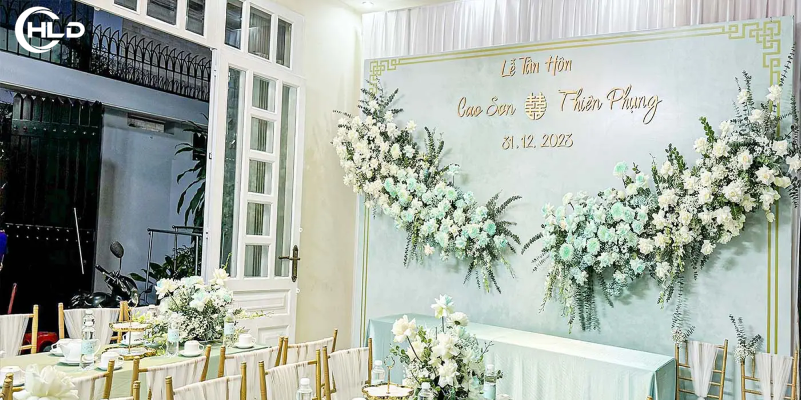 Dịch vụ trang trí gia tiên đám cưới đầy đủ lễ nghi đẹp chuẩn ngày cưới
