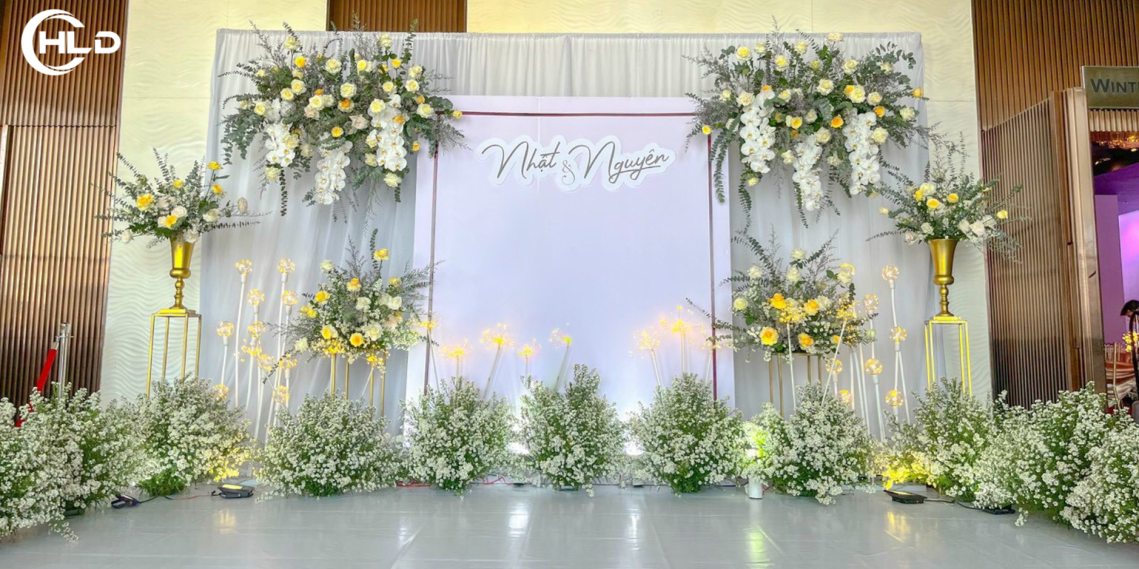 Trang trí đám cưới nhà gái tinh tế sang trọng chuẩn lễ cưới truyền thống