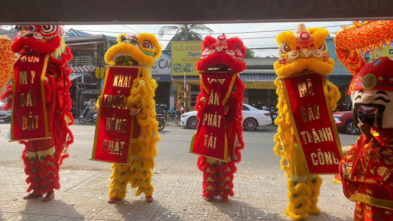 Dịch vụ múa lân khai trương tại TP.HCM