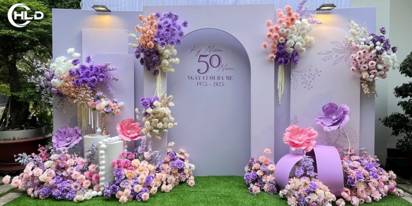 Thi Công Backdrop Cưới Thiết Kế Trang Trí Lễ Cưới Ấn Tượng